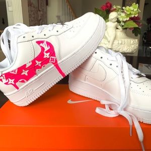 louis vuitton drip air force 1